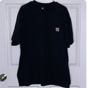 Carhartt Shirt Black Original Fit Pocket Tee Workwear Outdoors T-shirt